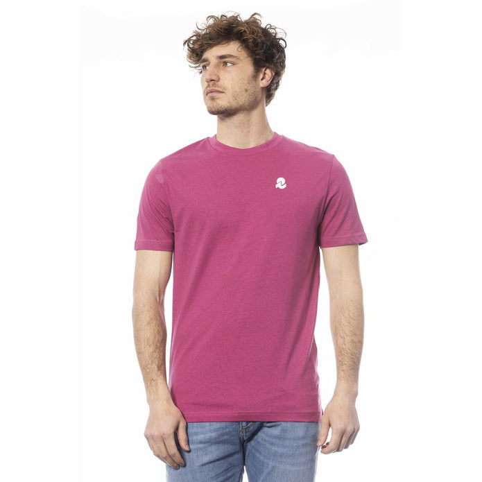 Purple Cotton Men T-Shirt