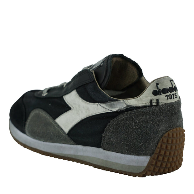 Black and Gray Equipe H Dirty Stone Wash Evo Sneakers