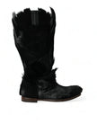 Opulent Gazelle Fur Mid Calf Boots