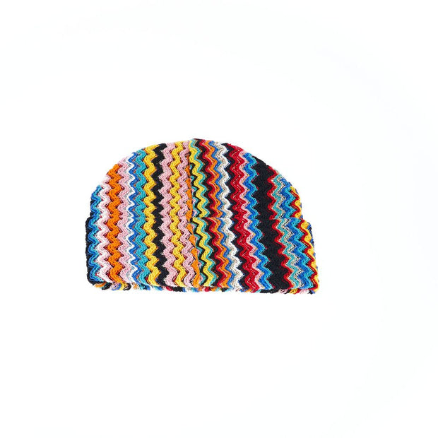 Multicolor Wool Women Hat