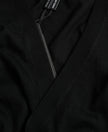 Black Wool V-neck Crossed Cardigan Sweater