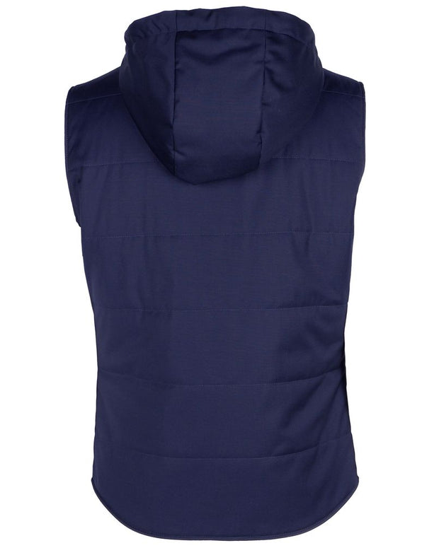 Blue Wool Men Vest