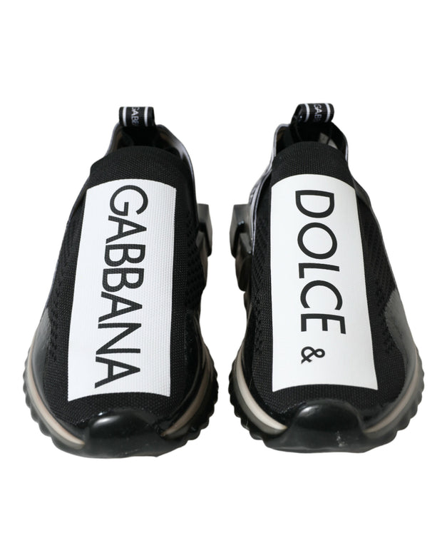Black White Slip On Sneakers Sorrento Shoes
