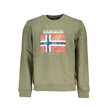 Green Cotton Men Sweater