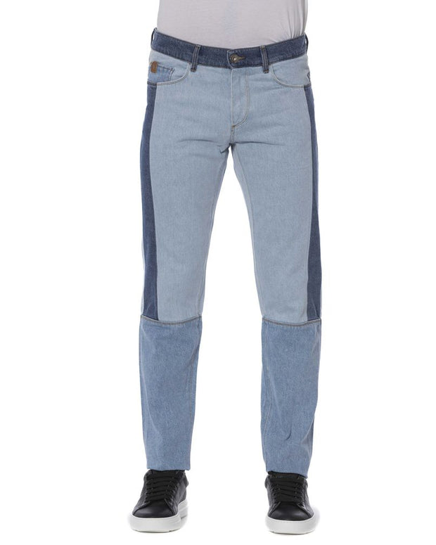 Blue Cotton Men Jeans