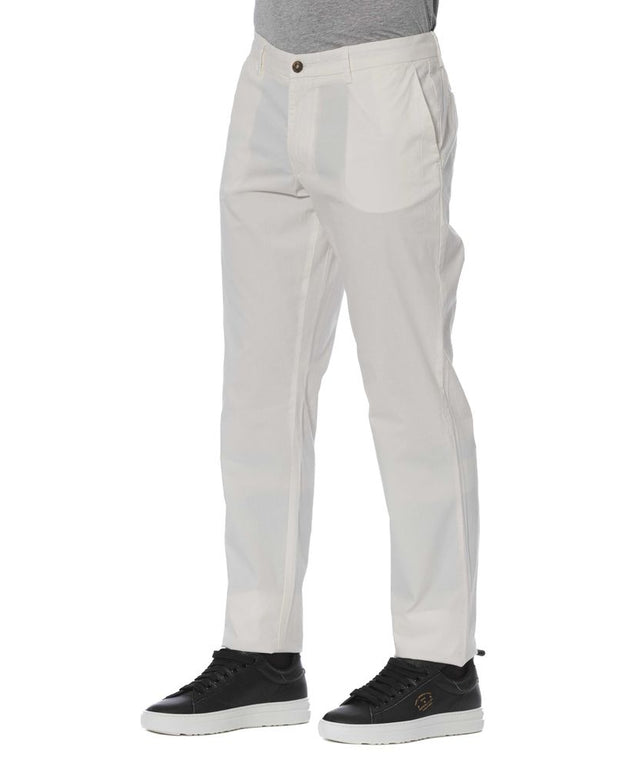 White Cotton Men Jeans