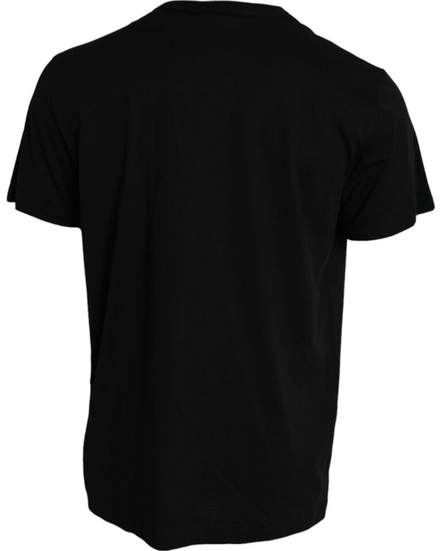 Black Silver Chain Short Sleeve T-shirt