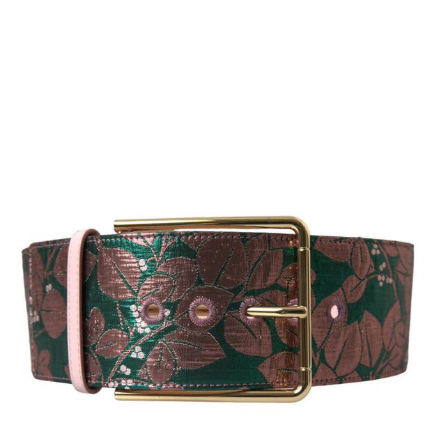 Multicolor High-Waist Statement Belt