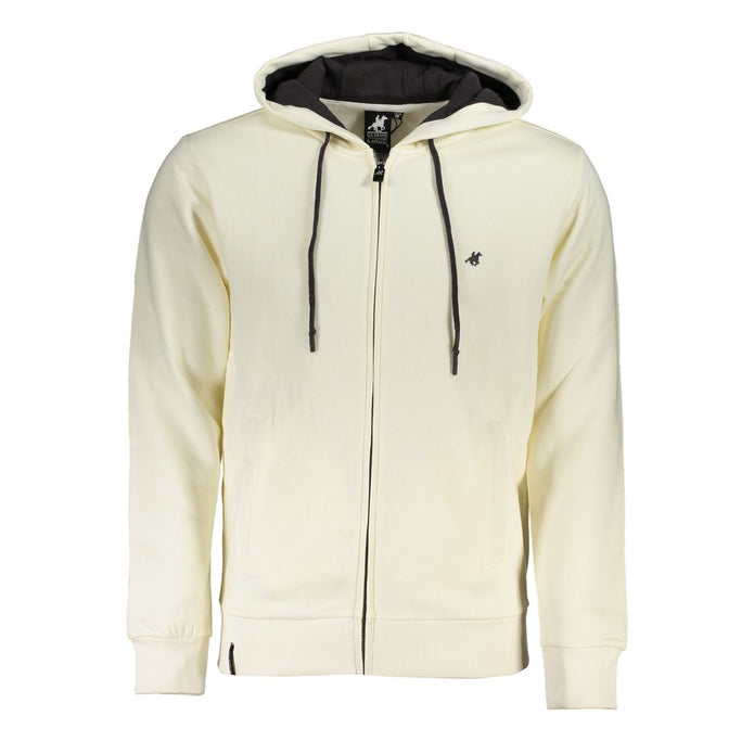 Elite White Hooded Sweatshirt