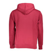 Chic Pink Hooded Sweatshirt with Embroidery Detail