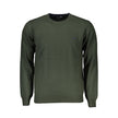 Chic Green Crew Neck Designer Sweater