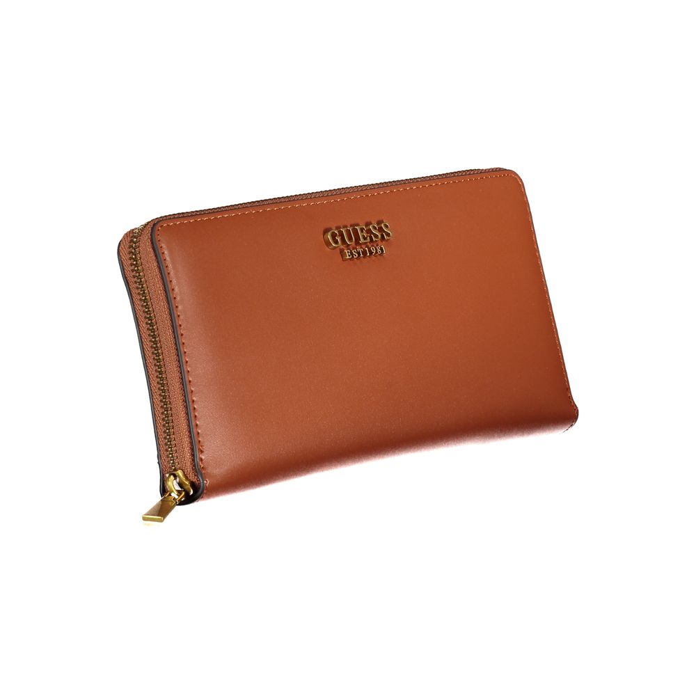 Elegant Laurel Triple-Compartment Wallet