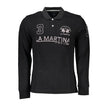 Elegant Long Sleeved Black Polo