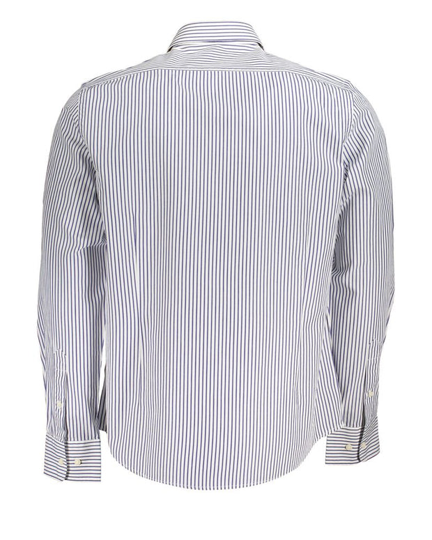 Elegant Long-Sleeved Striped Shirt for Men