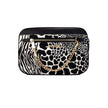 Jet Set Large East West Black Haircalf Zip Chain Crossbody Bag