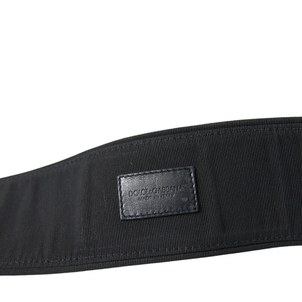 Elegant Suede Waist Belt in Timeless Black