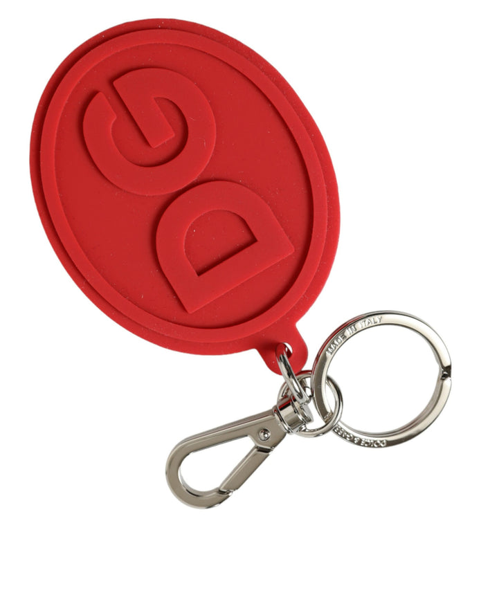 Elegant Red Trifold Key Holder Case