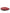 Red Calfskin Leather Round Logo Hand Mirror Holder