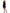 Black Silk Pleated Lace Chiffon Mini Dress