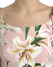 Pink Lily Viscose Sheath Stretch Mini Dress