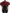 Black Red Patterned Cropped Coat Jacket