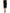 Black Wool High Waist Pencil Cut Midi Skirt