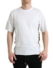 White Logo Crew Neck Short Sleeves T-shirt