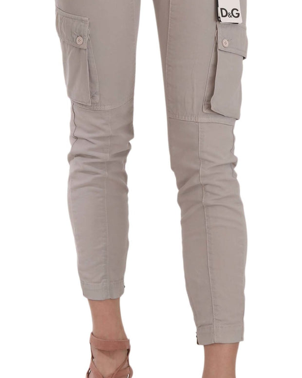 Casual Fitted Khaki Trousers Pants