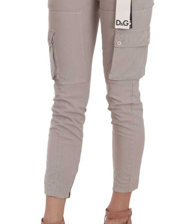 Casual Fitted Khaki Trousers Pants