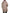 Beige Pink Lamb Leather Shearling Coat Jacket