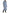 Blue Double Breasted Long Trench Coat Jacket