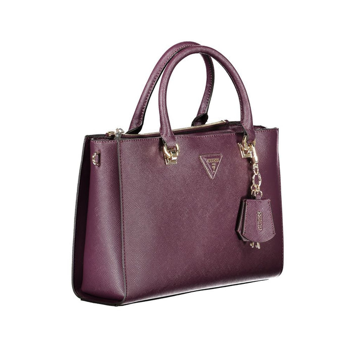 Purple Polyethylene Handbag