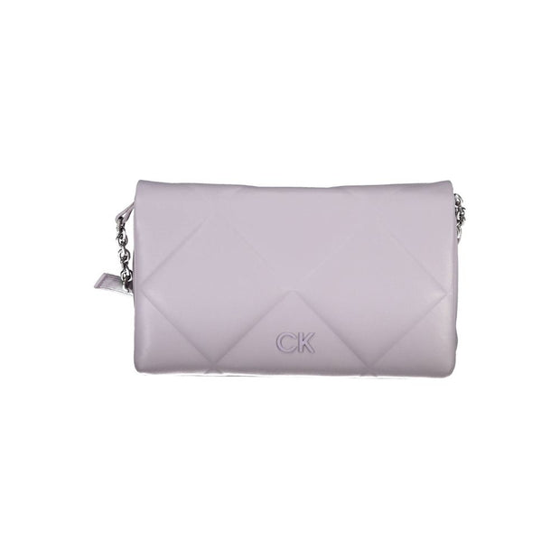 Purple Polyester Handbag