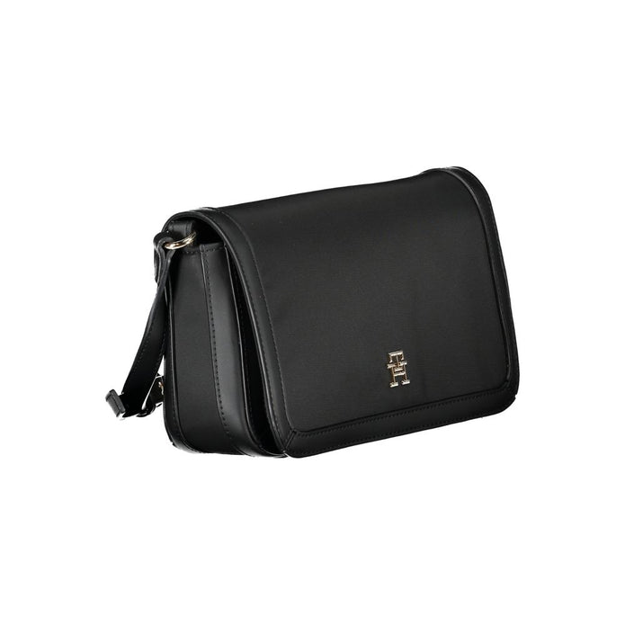 Black Polyester Handbag