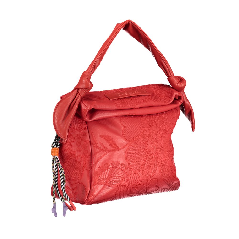 Red Polyethylene Handbag