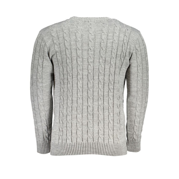 Gray Fabric Sweater