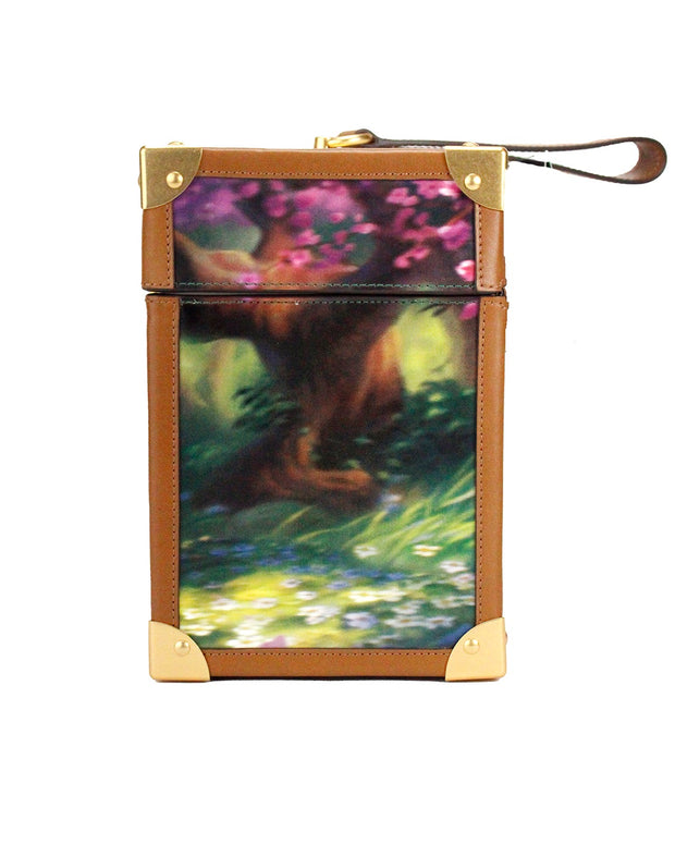 Disney Bambi 3D Trunk Printed PVC Top Handle Clutch Handbag