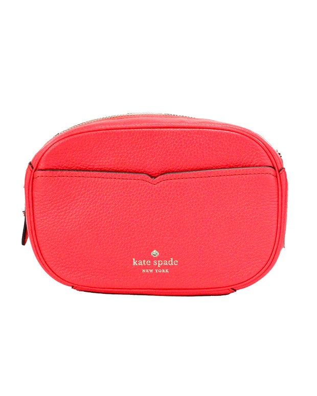 Kourtney Small Stoplight Pebble Leather Camera Bag Crossbody Handbag