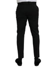 Black Wool SlimFit Dress Formal Pants