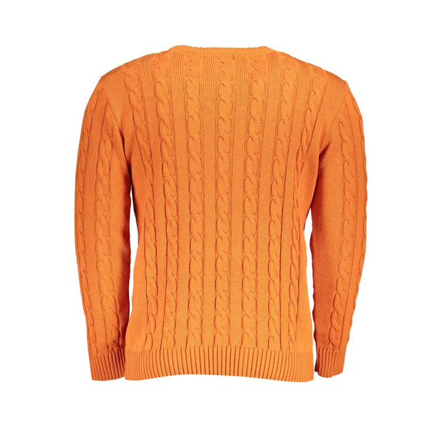 Orange Fabric Sweater