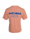 Coral Cotton Logo Print Short Sleeve T-shirt