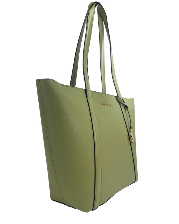 Large Pratt Shoulder Zip Tote Bag Light Sage