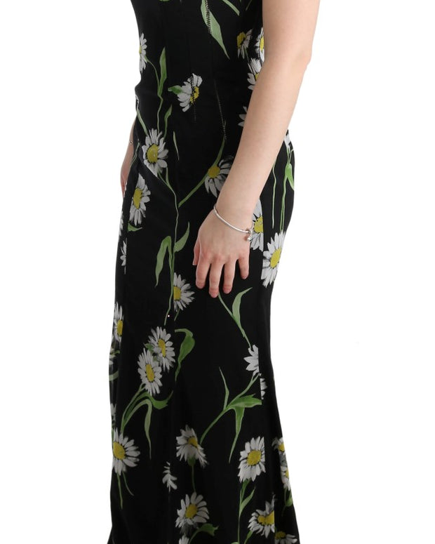 Sunflower Silk Stretch Sheath Dress