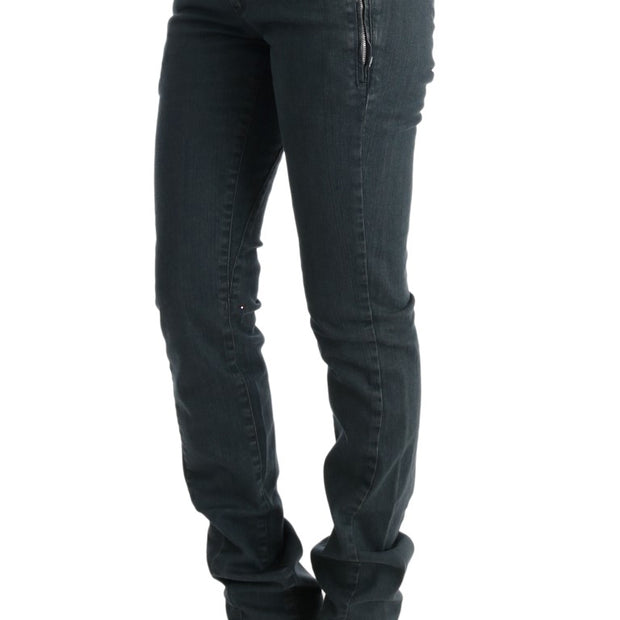 Chic Superslim Gray Cotton Jeans