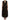 Black Silk Brown Fringes A-Line Dress