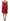 Pink Patterned A-line Above Knees Dress