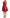 Pink Patterned A-line Above Knees Dress