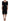Black Floral Ricamo Sheath Dress