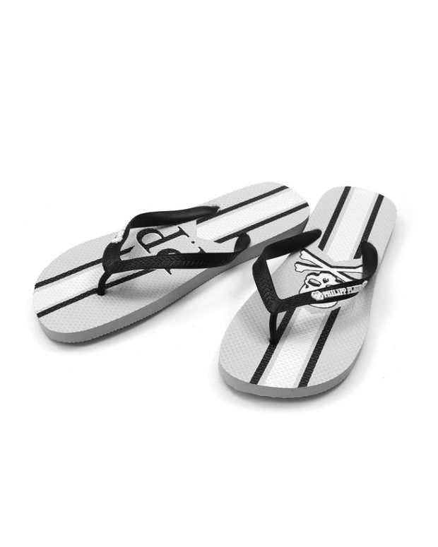 Gray Polyester Women Flip Flop