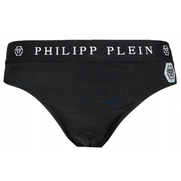 Black Polyamide Men's Swim Briefs